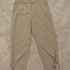 Khaki jogger pants